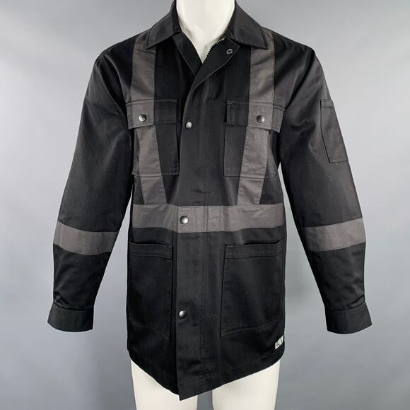 U.P.W.W. Size S Black Pink Photo Polyester Cotton Jacket - Picture 1 of 8